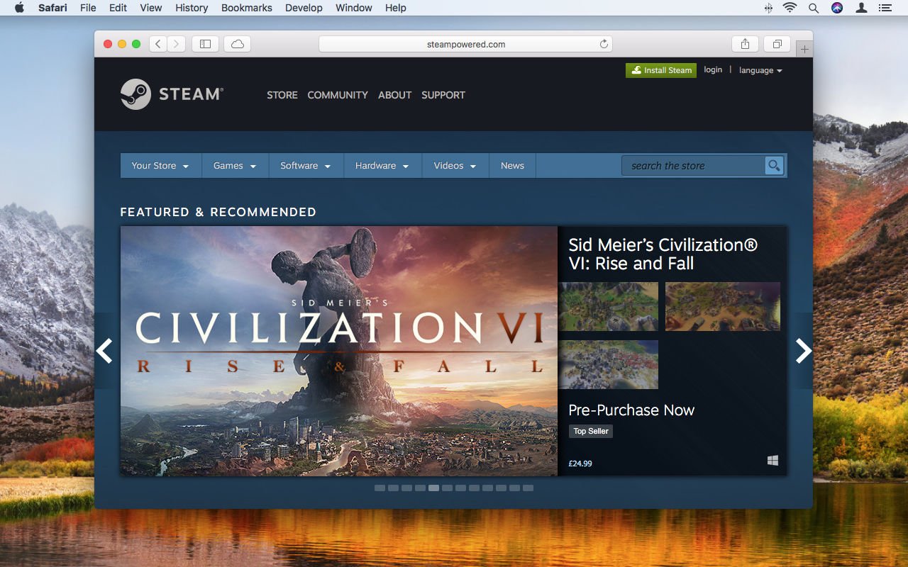 ssteam games for mac